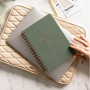 A5 Spiralli Keten Süresiz Planlayıcı Ajanda Yeşil