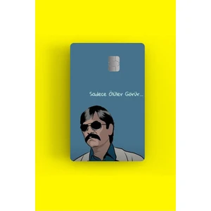 Pala Sadece Ölüler Görür Kredi Kartı Sticker Kaplama
