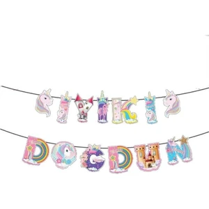 Unicorn Karakterli Iyi Ki Doğdun Banner