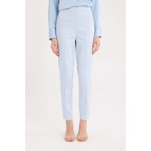 Sigaret Saten Kumaş Pantolon Normal Bel Basic Düz Beli Lastikli Düz Paça J8743AZ25SM