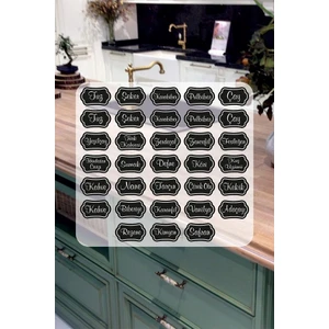 Mutfak Kavanoz Baharat Baharatlık Sticker