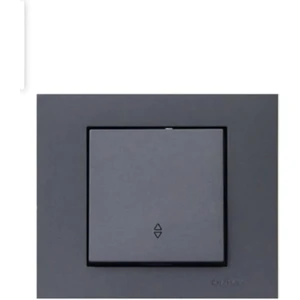 Grano Füme Vavien Anahtar + Çerçeve Dahil - 1 Adet