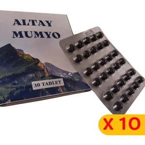 Altay Mumyo Saf Mumiyo 30'lu Tablet 10'lu Set (300 Tablet)