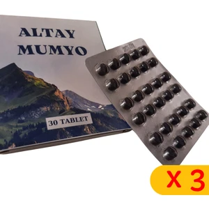 Altay Mumyo Saf Mumiyo 30'lu Tablet 3'lü Set (90 Tablet)