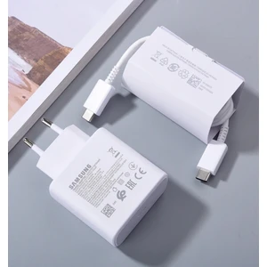 Samsung Galaxy S23 Ultra S24 Ultra Uyumlu 45W Type-C Girişli Süper Hızlı Şarj Aleti Cihaz Seti 45WATT