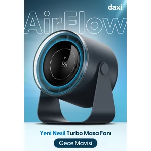 Airflowi AF02 Portatif Masaüstü Dijital Vantilatör