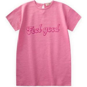 Tunik T-Shırt 4-12 Yaş Pembe