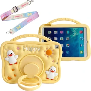 Samsung Galaxy Tab A 8.0 T290 T295 T297 Kılıf Cute Dolls Standlı Eğlenceli 3D Karekterli Çocuk Kılıfı