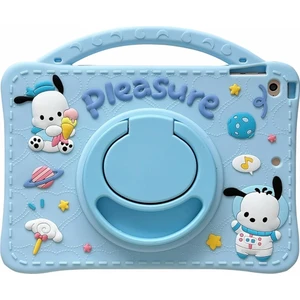 Samsung Galaxy Tab S11/S10 Lite FE/S10/S9 FE/S9/S7-S8 Kılıf Cute Dolls Standlı Eğlenceli 3D Karekterli Çocuk Kılıfı-Plus Değil