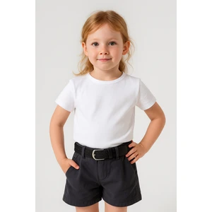 Elastik Örgü Çocuk Kemeri Siyah