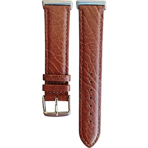 Huawei Watch Fit 2 Uyumlu Hakiki Deri Kordon Kılçık Kahverengi