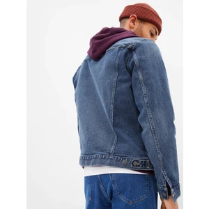 Erkek Koyu Mavi Icon Washwell ™Denim Ceket