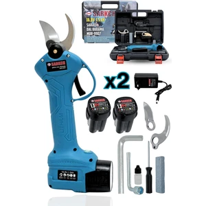 9907 Şarjlı Dal Budama Makası 30MM Kesme Çapı Yedek Bıçaklı