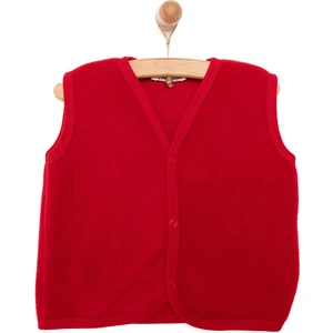 Hellobaby Kız Bebek Basic Yelek Polar Gül Kurusu