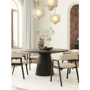 Gazzini Furniture Hemera Ceviz Ahşap Yemek Masası 120X120