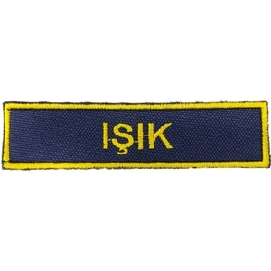 Yeni Jandarma Asayiş Nakış Isimlik