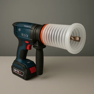 Nov-06 Körüklü Vantuzlu Matkap Ucu Toz Tutucu 60mm
