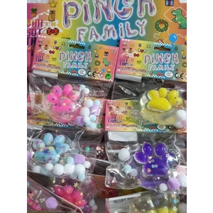 Newstore Home Kedi Pati Taba Squishy Oyuncağı Renkli Yumuşak Jel Pati Aksesuarı