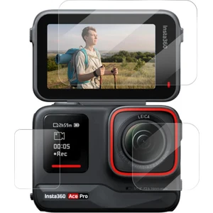 INSTA360 Ace / Ace Pro Temperli Cam Ekran ve Lens Koruyucu Film Seti
