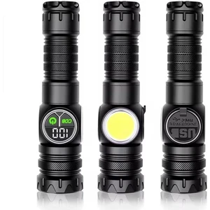 Black Watton Watton Şarjlı Kamp Lambası El Feneri WT-704  9 Mod