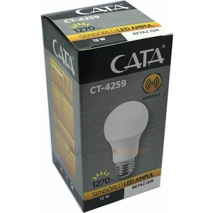 12W Beyaz Sensörlü LED Ampul