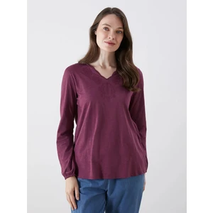 Lcw Grace  V Yaka Nakışlı Bluz  (S5)