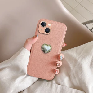Apple iPhone 13 Uyumlu Kılıf Zebana Velvix Silikon Kılıf Rose Gold