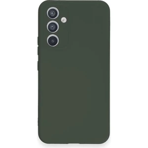 Samsung Galaxy A54 5g Kılıf Nano Içi Kadife Silikon - Koyu Yeşil