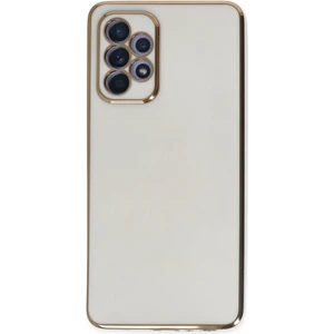 Samsung Galaxy A52 Kılıf Volet Silikon - Beyaz