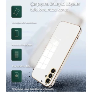 Samsung Galaxy A26 Kılıf Volet Silikon - Beyaz