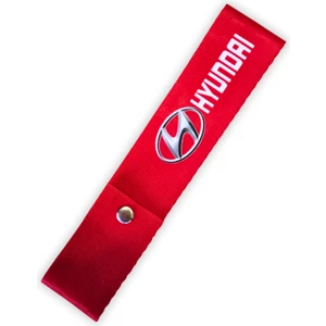 Hyundai Kırmızı Yüksek Kalite Oto Tampon Çeki Ipi | Hyundai Çıt Çıtlı Tampon Dili Sticker Arma