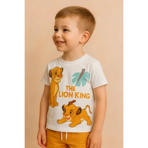 Erkek Çocuk Karakter Baskılı Şortlu Takım - Pamuklu, Cepli, Lastikli Bel - Yazlık Çocuk Takım