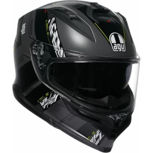 Agv K7 Kyber Matt Grey Yellow Fluo Kapalı Kask