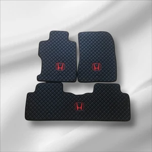 Honda Cıvıc Fd-6 Uyumlu (2007-2012) Kasa Baklava Desen Deri Kapitone Oto Paspas Takım Seti