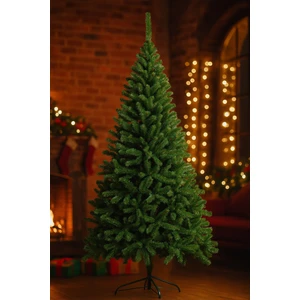 Yılbaşı Çam Ağacı 180 cm Demir Ayaklı 580 Dallı Noel Ağacı (Uzaktan Kumandalı Günışığı Peri LED 3mx3m Hediyeli)