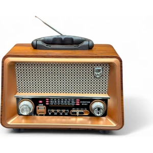 Royal Trend Ahşap Nostaljik Radyo,şık Tasarım Gerçek Ahşap Malzeme Nostalji Radyo