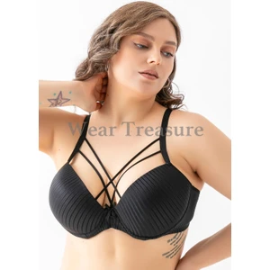 Wear Treasure C Cup Telli Süngerli Içi Boş Çapraz Ipli  Sütyen