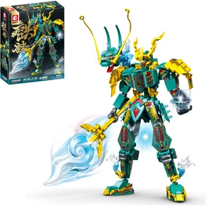 Sembo Block Mystic Armor Çin Ejderi Figür Yapı Bloğu Seti 478 Parça