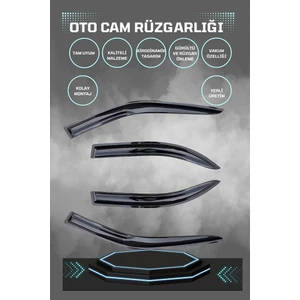 Citroen C4 2012 Cam Rüzgarlığı 4lü Takım