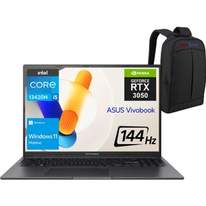 Vivobook 16X K3605VC İntel Core İ5 13420H 16GB 512GB SSD RTX3050 16" Wuxga IPS 144Hz Windows 11 Home Dizüstü Bilgisayar - Webzone Çanta Wz1