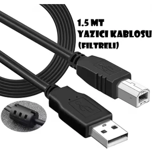 Filtreli / Printer Cable / Yazıcı Kablosu / 1.5 Metre / USB 2.0