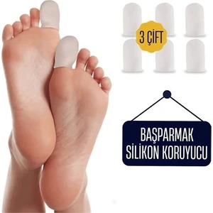 No8 Home 6 Adet Baş Parmak Için Silikon Koruyucu