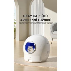 Otomatik Kedi Tuvaleti 2. Nesil Smart Pro Akıllı Otomatik Kedi App Kontrol , Uv Temizleme (2025)