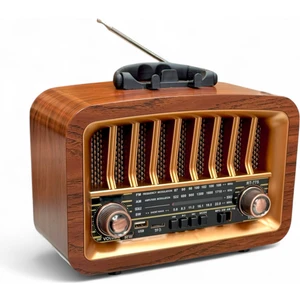 Royal Trend Eskitme Görünüm Nostalji Radyo, Bluetooth Özellikli Nostaljik Radyo
