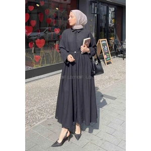 Pera Keten Etekli Takım Siyah