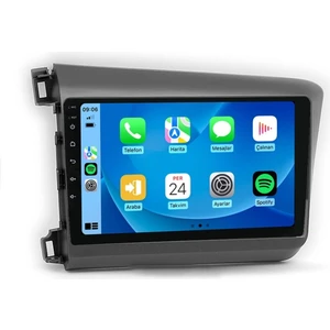 Cartech CE11056 Honda Civic Fb7 2012-2016 4gb Ram 32GB Hafıza Carplay Android Multimedya Teyp