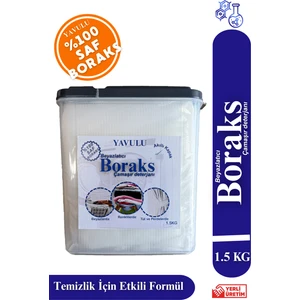 Boraks Çamaşır Deterjanı ( Saf Boraks) Beyazlatıcı Boraks 1500G- 1. 5KG Büyük Boy