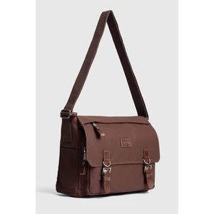 GK72 Kanvas Postacı Çantası Omuz Çantası Laptop Bölmeli Okul Çantası