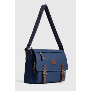 GK72 Kanvas Postacı Çantası Omuz Çantası Laptop Bölmeli Okul Çantası