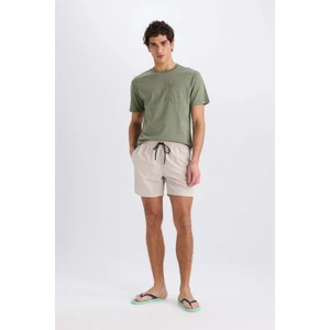 Regular Fit Kısa Boy Yumuşak Tuşeli Deniz Şortu E0993AX25HS